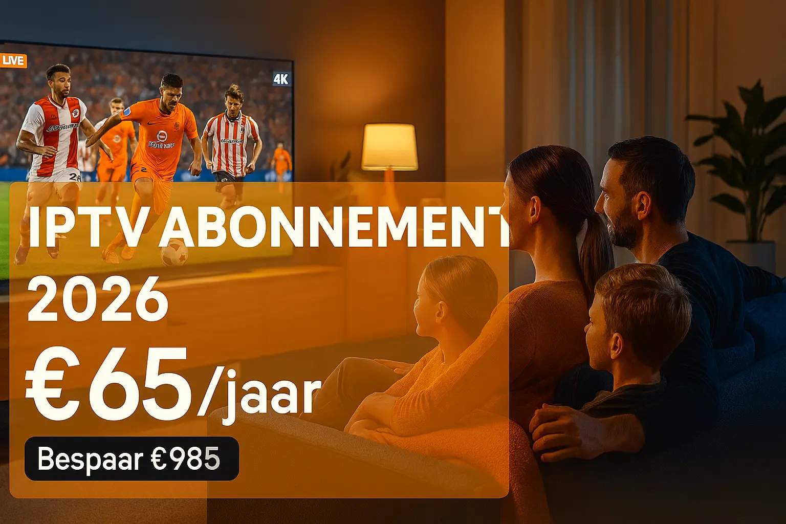 IG IPTV Abonnement 2026: Bespaar €985/Jaar Gids NL