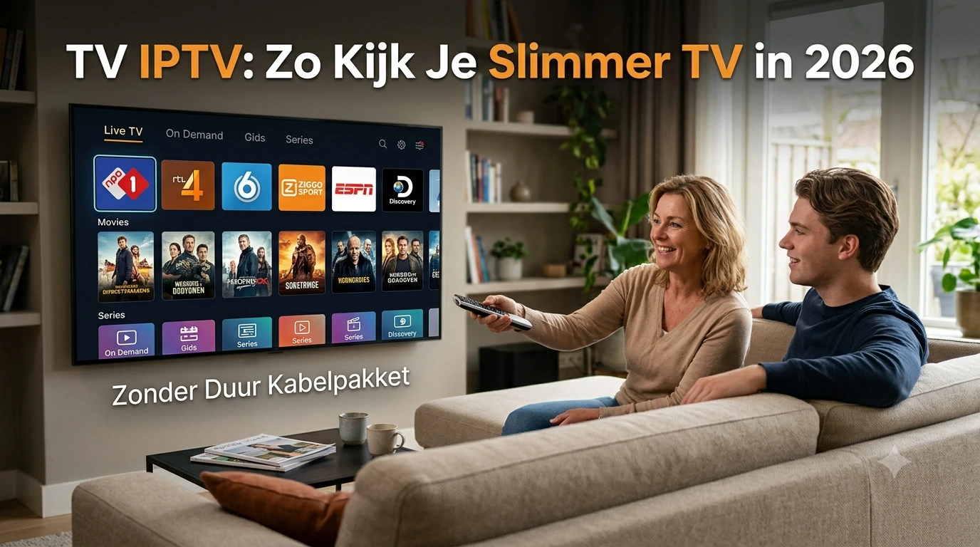 TV IPTV: Zo Kijk Je Slimmer TV in 2026 Zonder Duur Kabelpakket